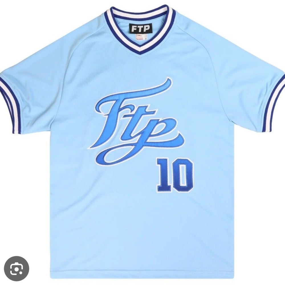 Size XL - FTP Script Pullover Baseball Jersey Number 10 Brand New